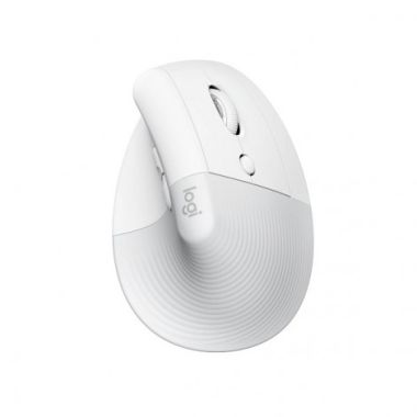 Chuột công thái học không dây Logitech Lift Vertical, màu trắng/đen/hồng