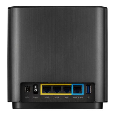 ASUS ZenWiFi AX System (XT8 2 Pack Routers) – White, WiFi 6, 6600Mbps, 8K Streaming, AiMesh, MU-MIMO