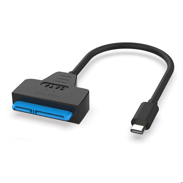 Cáp chuyển Type C to SATA ổ cứng 2.5 inch