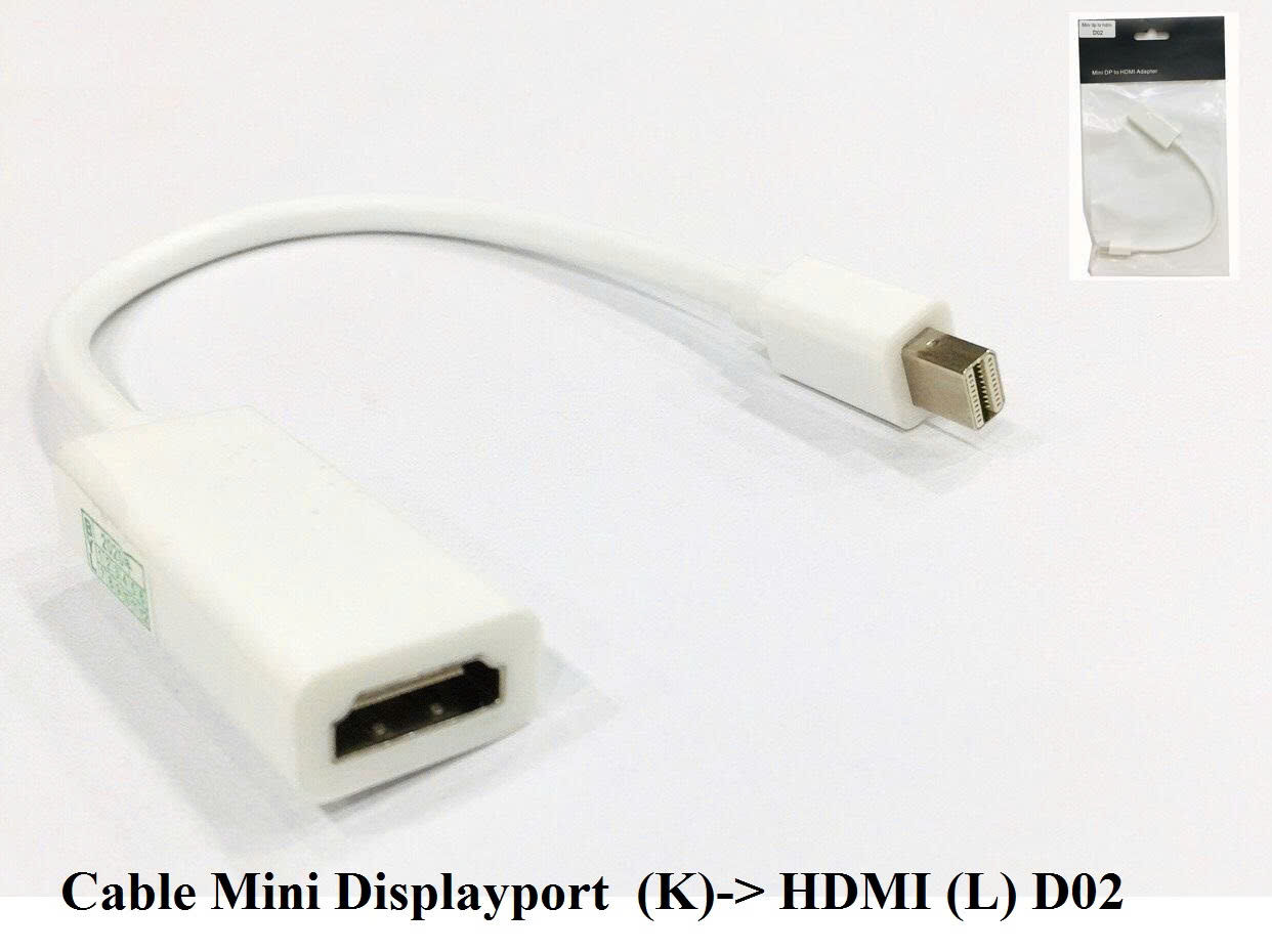 Cáp chuyển mini Displayport ra HDMI D02