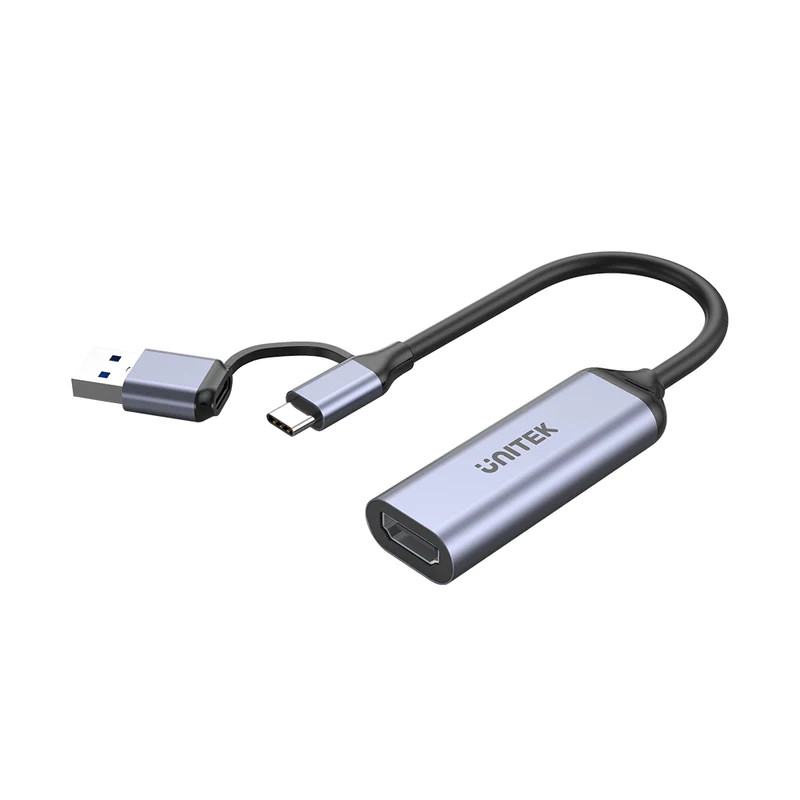 Cáp ghi hình HDMI sang USB-C/A Unitek V1167A - Card Capture Video 1080P 60FPS