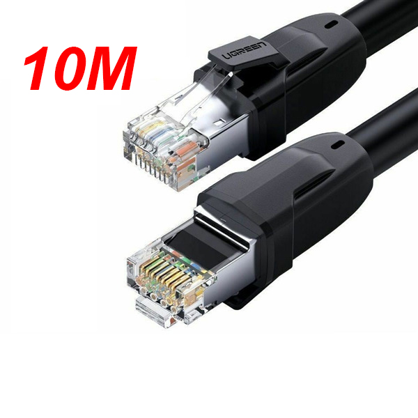 Cáp Mạng Cat 8 Dài 10M 24AWG Đúc Sẵn 2 Đầu S/FTP Ugreen 70616