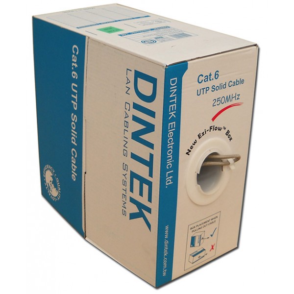 CAT.5e UTP, 4 pair, 24AWG, 100m/box, Longest working distance: 100m, made in China