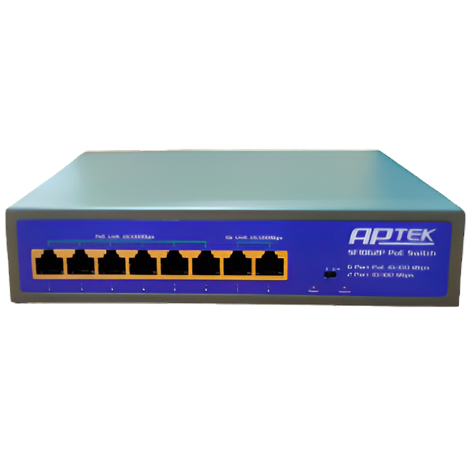 SF1062P - Switch 6 port PoE - chuyên dụng cho camera, truyền tín hiệu và nguồn với khoảng cách 250m