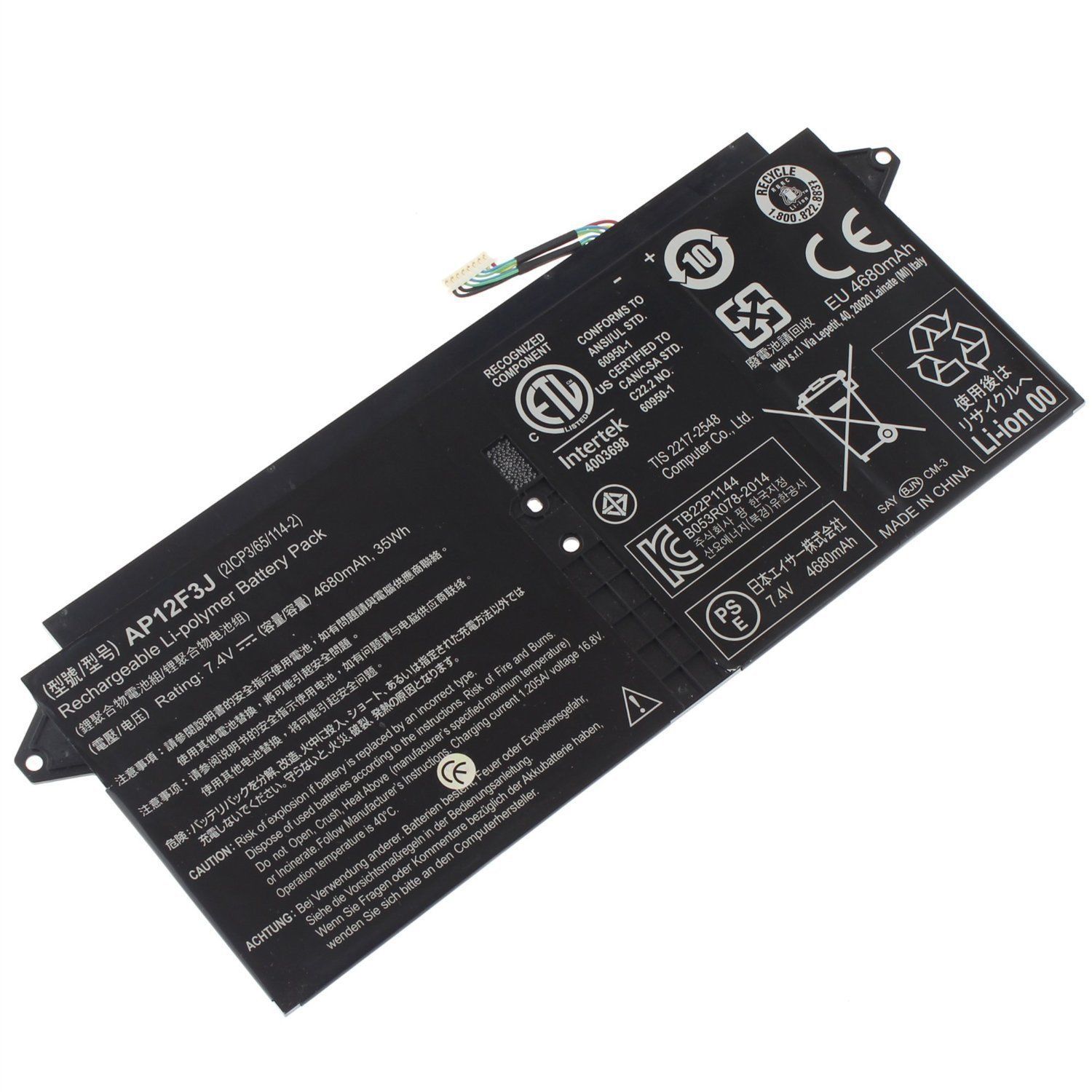 Pin dùng cho laptop Acer S7-391 (AP12F3J)