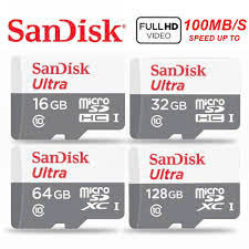 Thẻ nhớ SanDisk Ultra 128GB MicroSDXC C10 UHS-1, 100MB/s